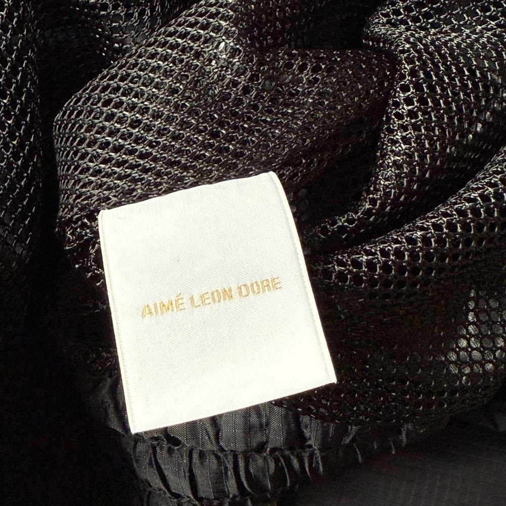 Aimé Leon Dore x New Balance Track Pant /  black and green - Picture 8 of 15
